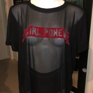 Girl Power Mesh Shirt